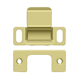 Strike Plate, Dust Cup, Adjustable, 2-3/4" x 1-1/4"